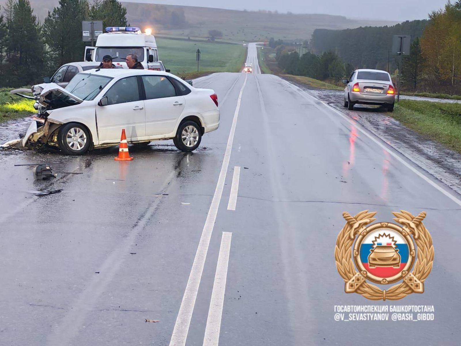 В Башкирии на трассы Бирск-Тастуба-Сатка в ДТП погибла женщина