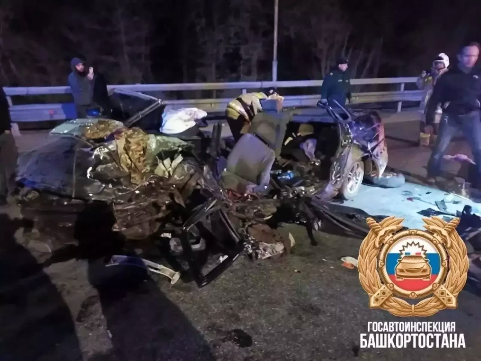 В дтп на трассе М-5 в Башкирии пострадали пять человек