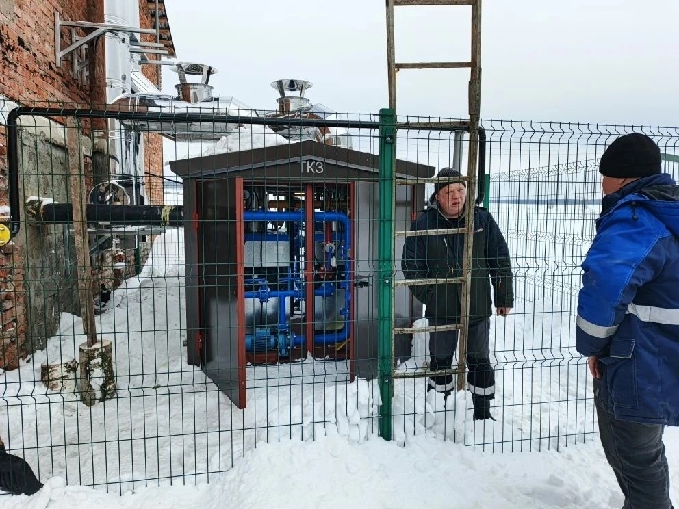 Газификация школы в деревне Кургатово Башкирии