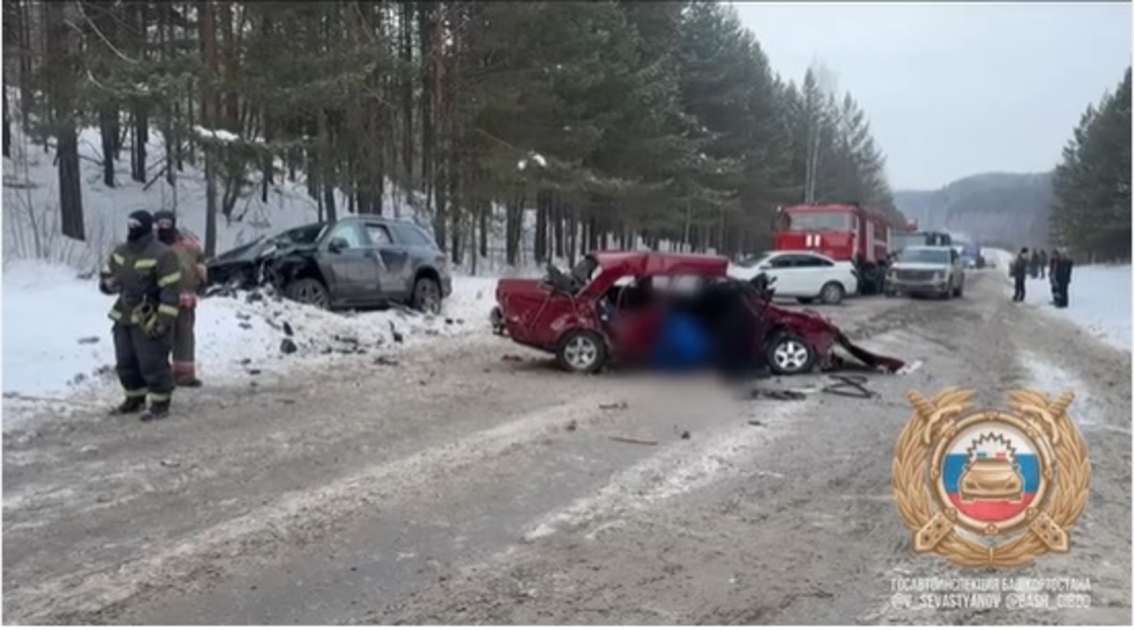 Трагическое ДТП в Дуванском районе Башкирии