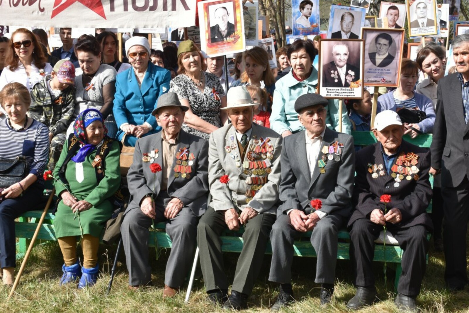 9 мая 2019 года, Парк Победы в с. Большеустьикинское.