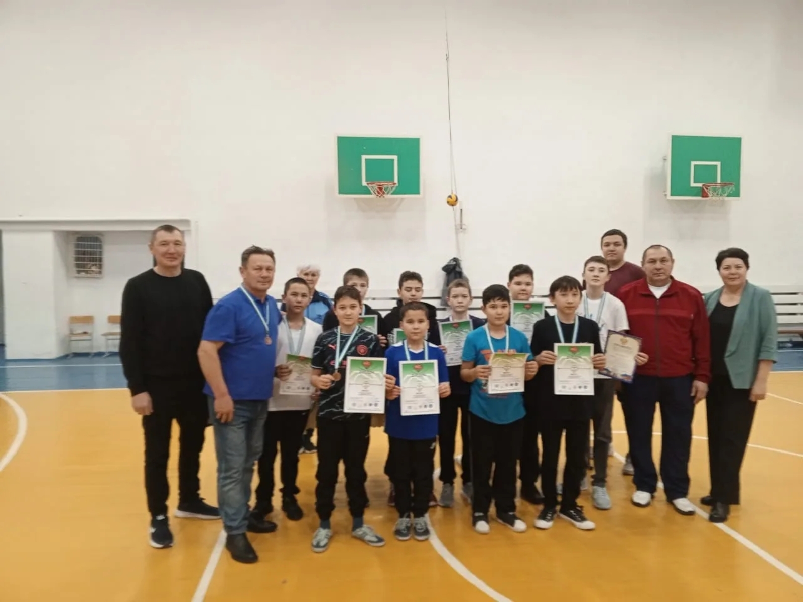 Спортсмены из Мечетлинского района завоевали бронзу «Оранжевого мяча»