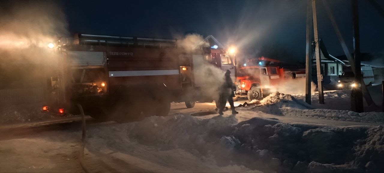 В Мечетлинском районе Башкирии произошло два пожара
