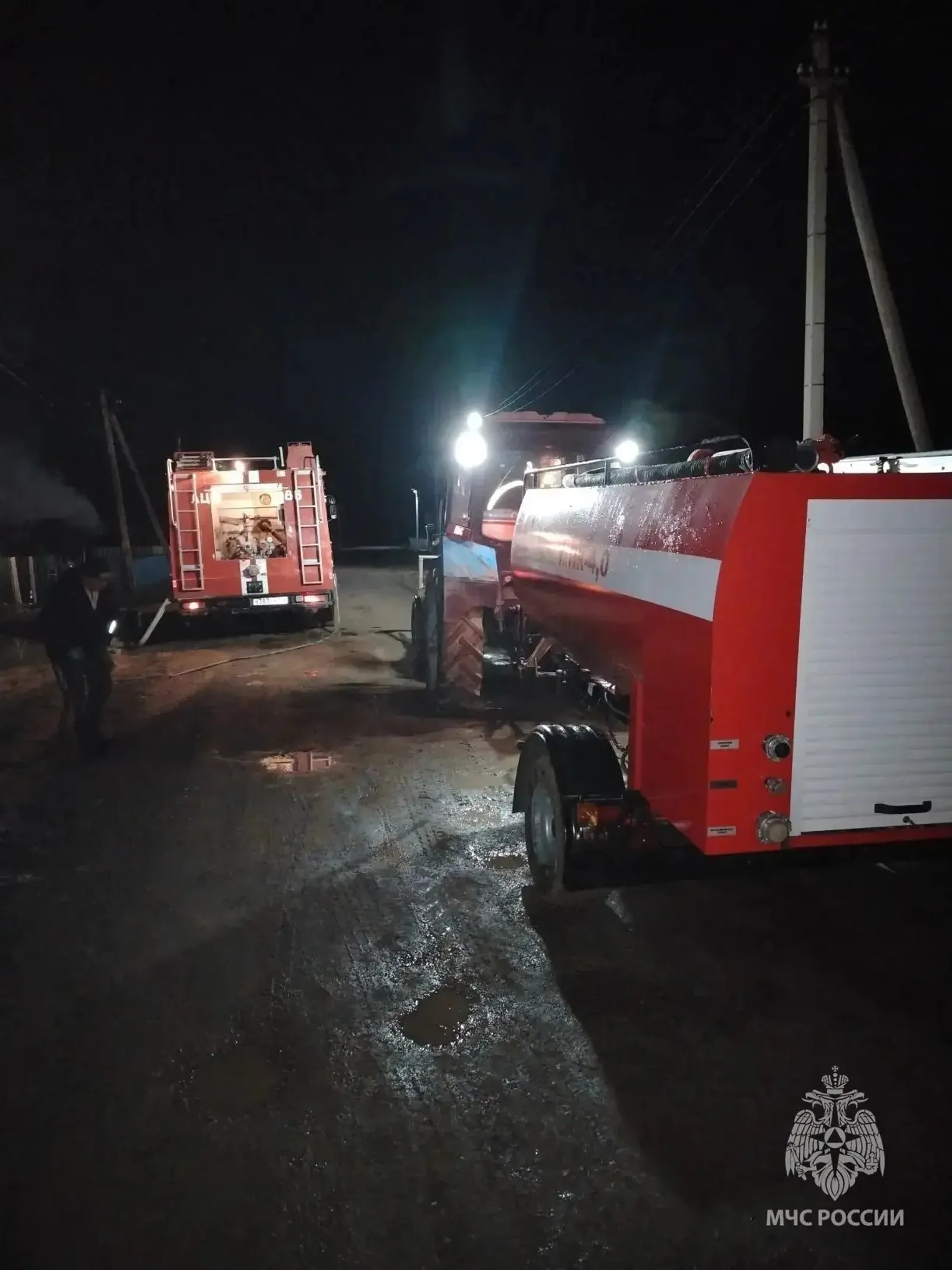 В Башкирии при пожаре 75-летний мужчина получил ожоги