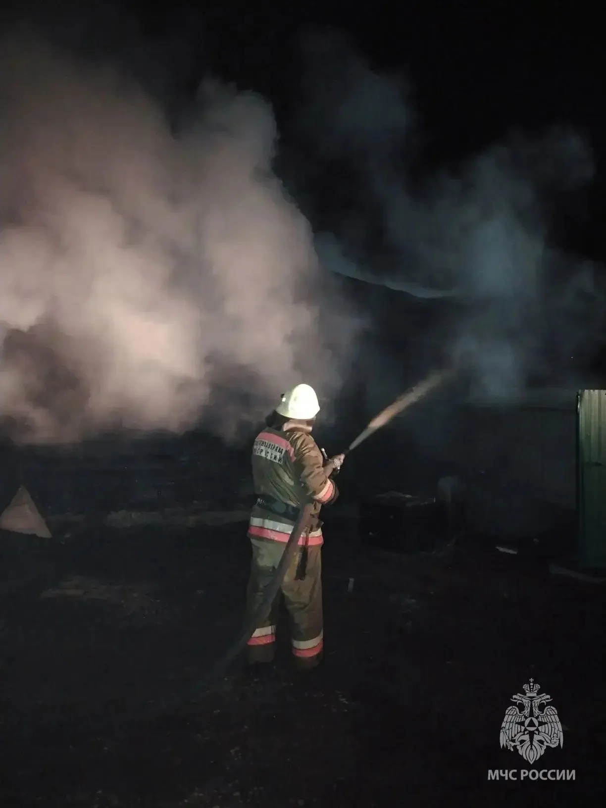 В Башкирии при пожаре 75-летний мужчина получил ожоги