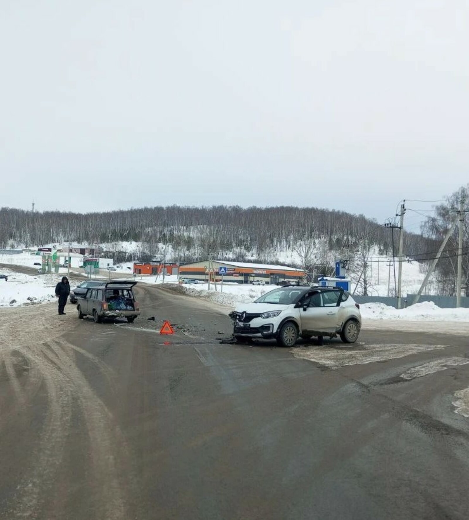 В селе Большеустьикинское Башкирии произошло ДТП