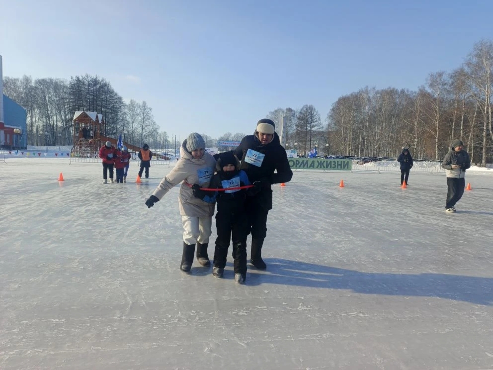 Семья из Мечетлинского района приняла участие в "Новогодних семейных играх"