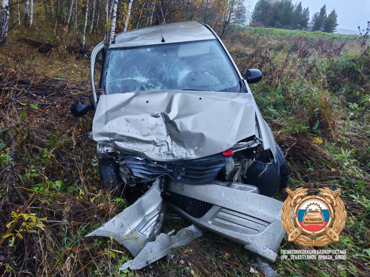 В Башкирии на трассы Бирск-Тастуба-Сатка в ДТП погибла женщина