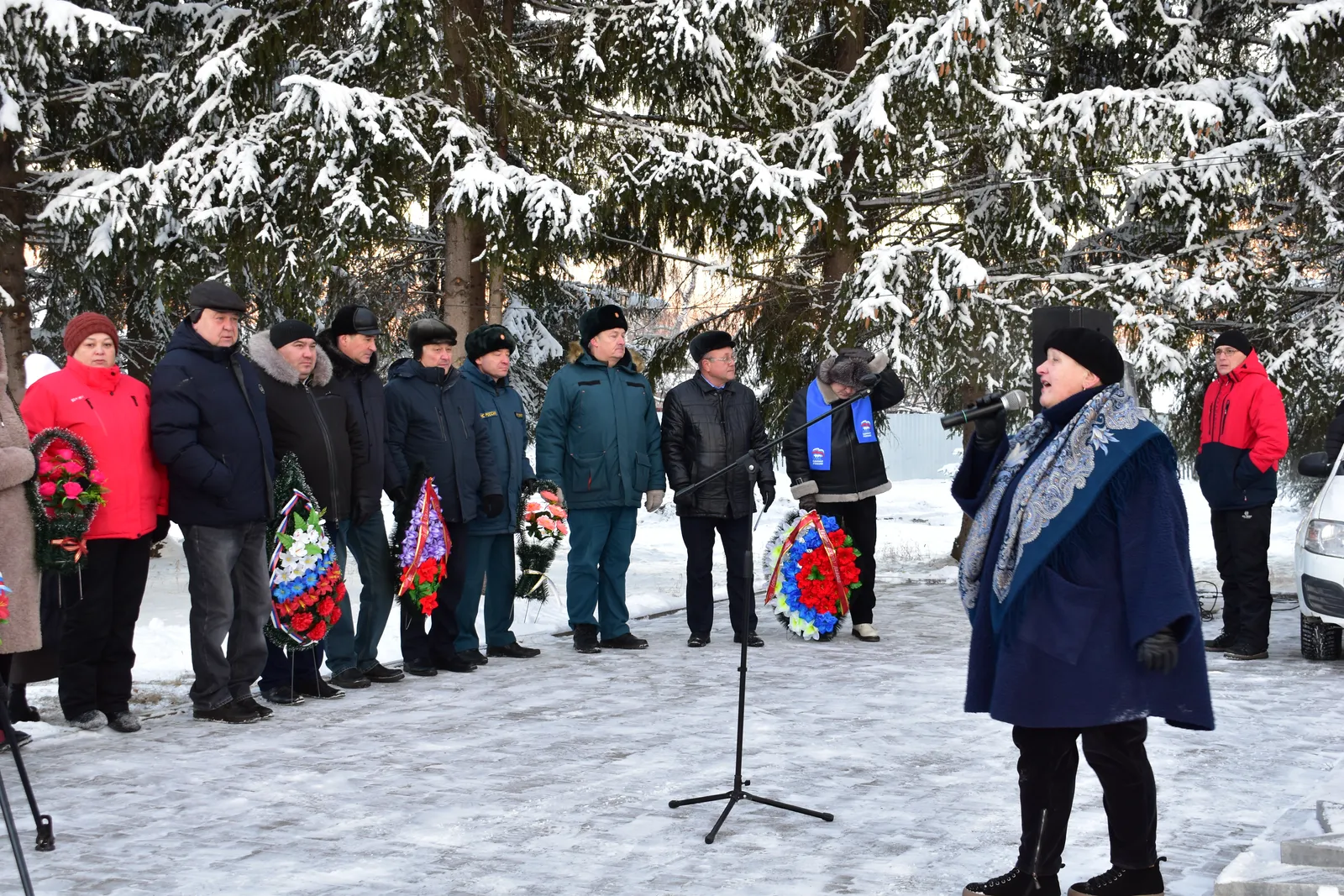 День Героев Отечества в Мечетлинском районе отметили торжественным митингом.