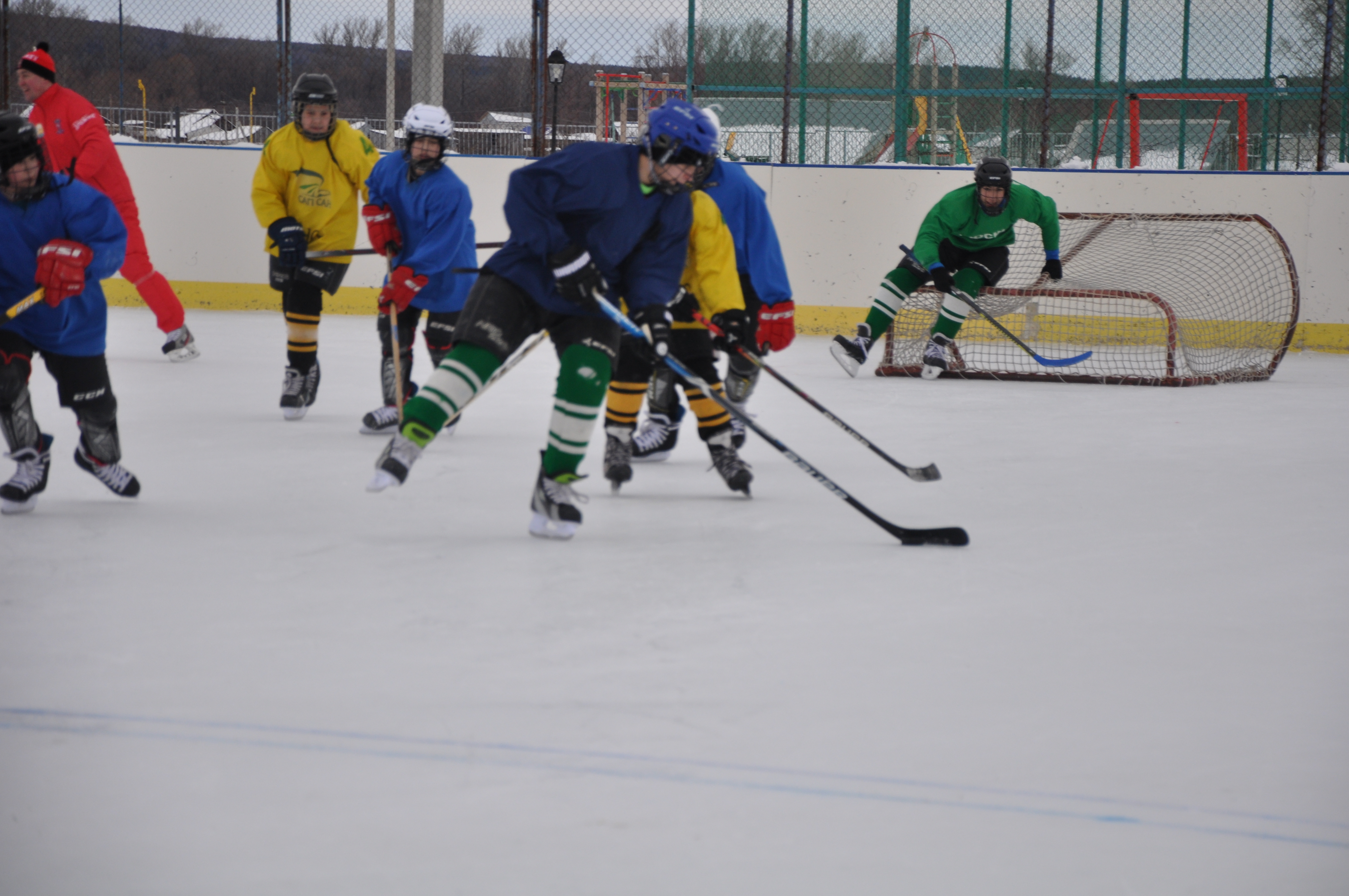 В Мечетлинском районе прошли учебно-тренировочные занятия по хоккею