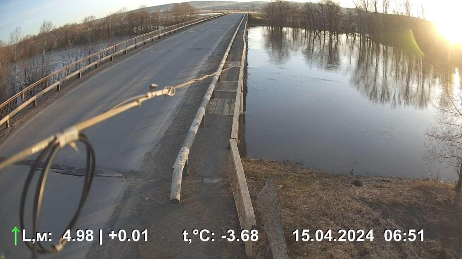 В Мечетлинском районе наблюдается высокий подъем уровня реки