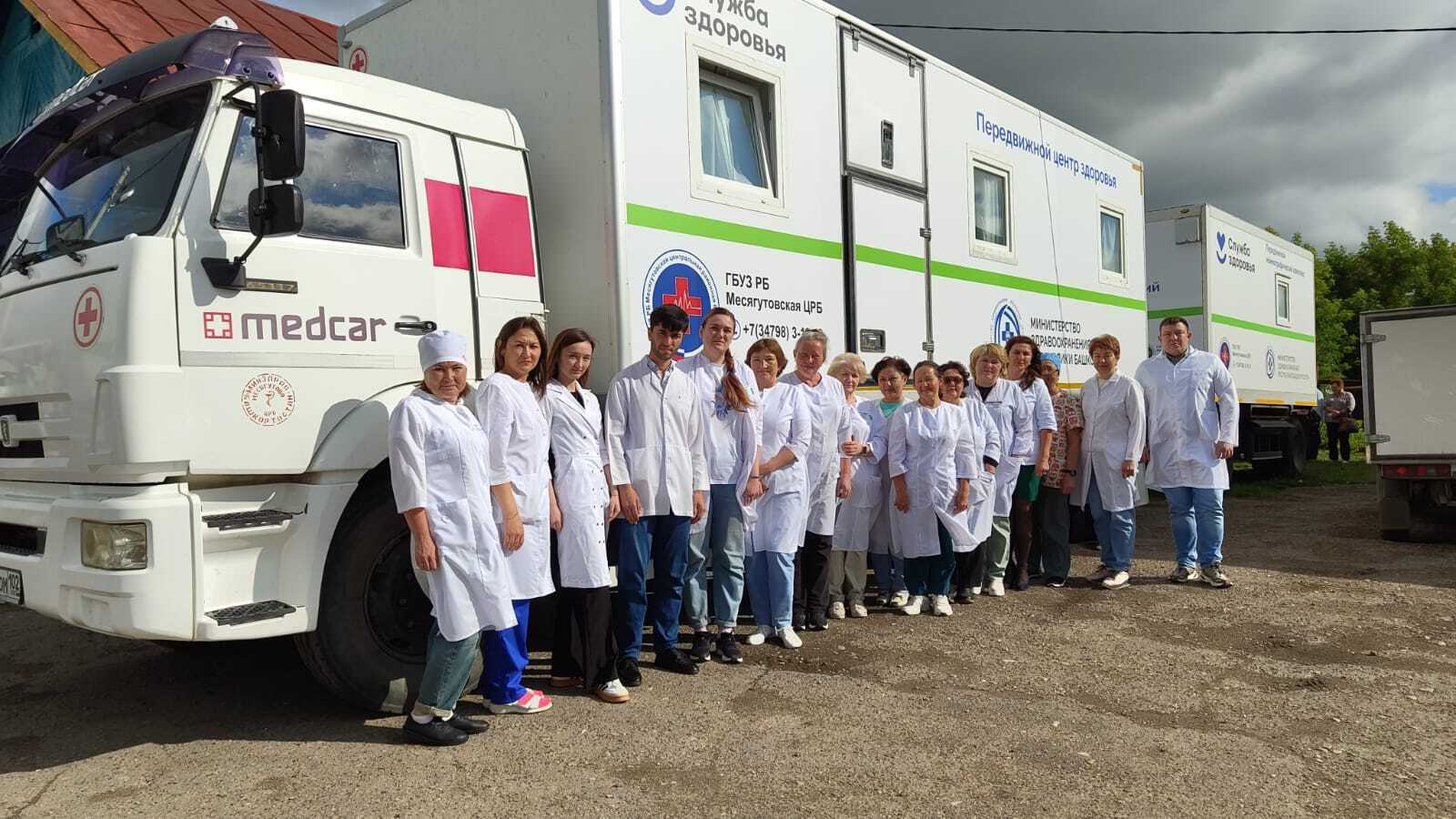 Около 3000 жителей Мечетлинского района обследовались в «Поездах здоровья»