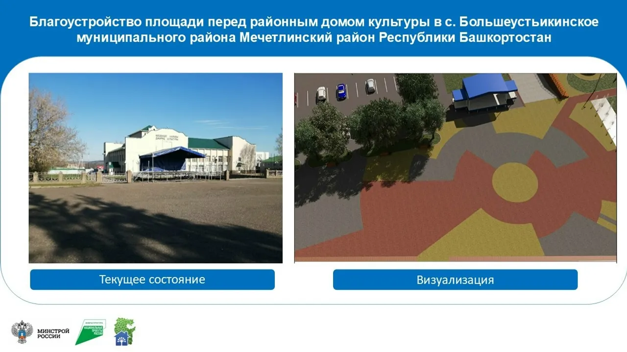 В Мечетлинском районе 2173 человека выбрали проект благоустройства